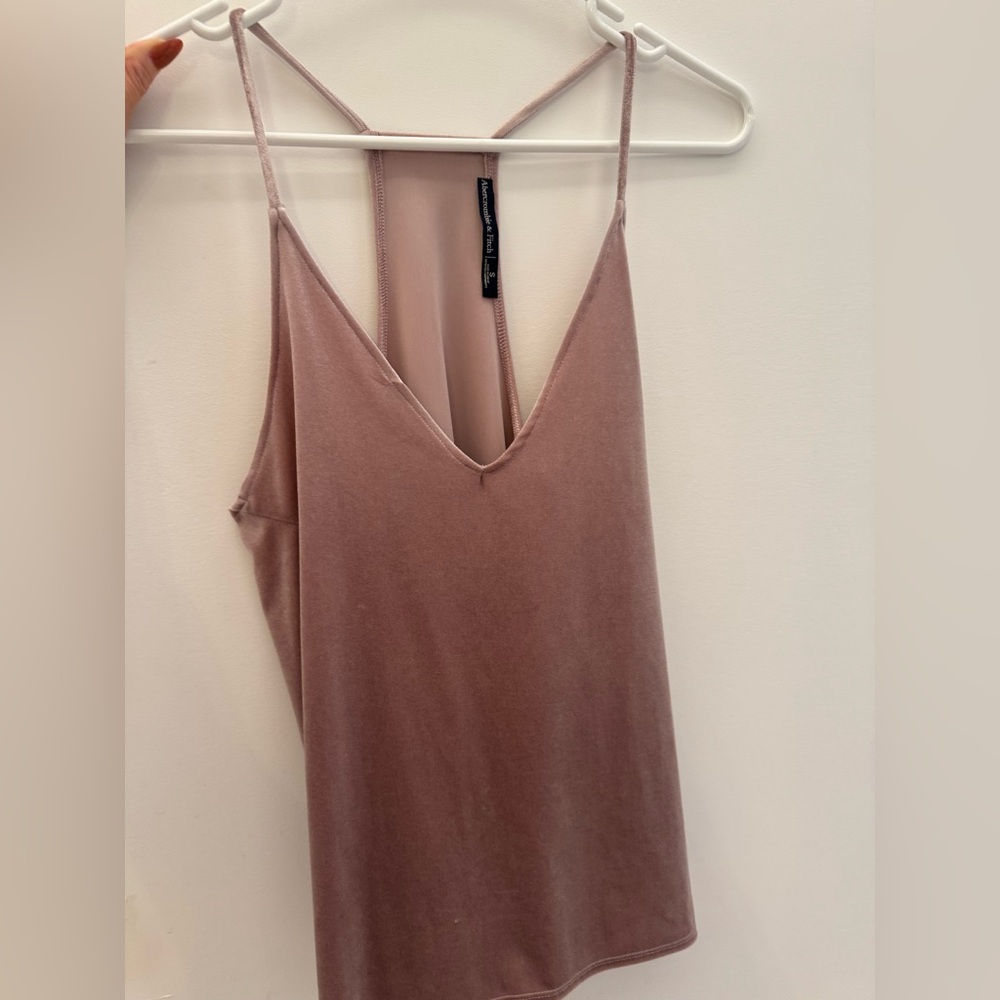 Abercrombie & Fitch Mauve Velvet Camisole